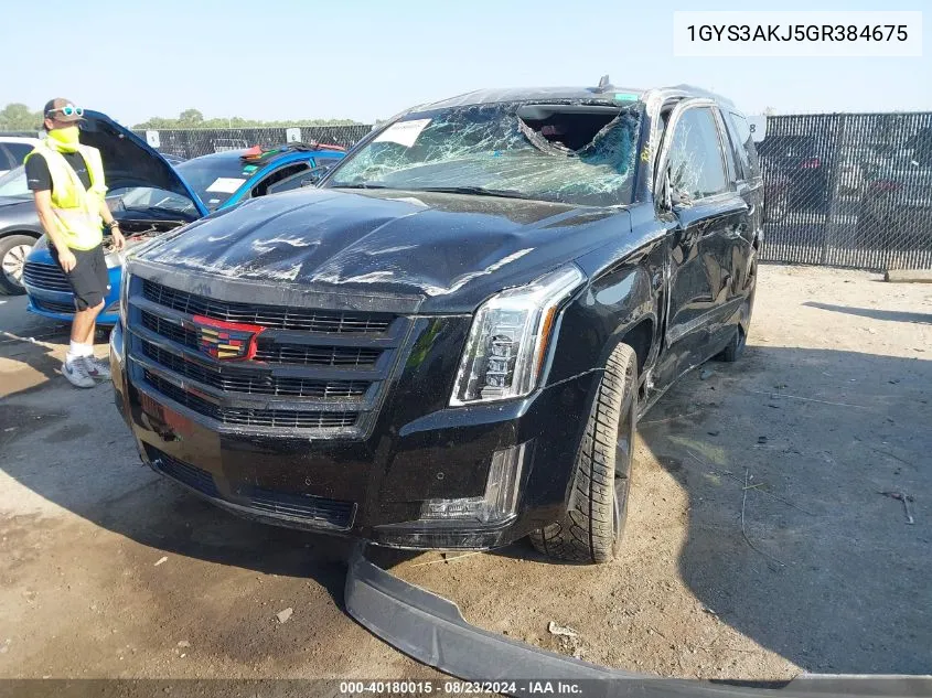 1GYS3AKJ5GR384675 2016 Cadillac Escalade Standard