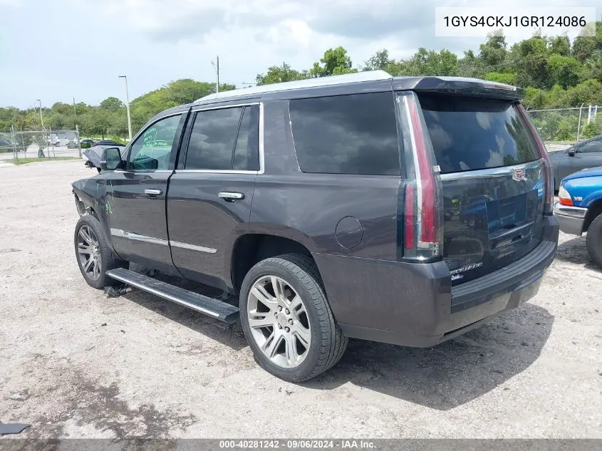 1GYS4CKJ1GR124086 2016 Cadillac Escalade Premium Collection