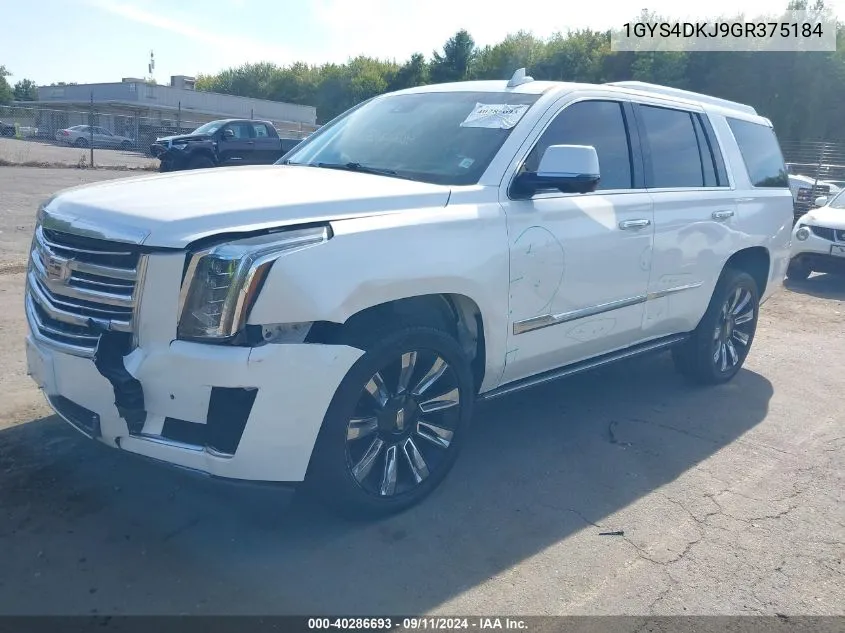 1GYS4DKJ9GR375184 2016 Cadillac Escalade Platinum