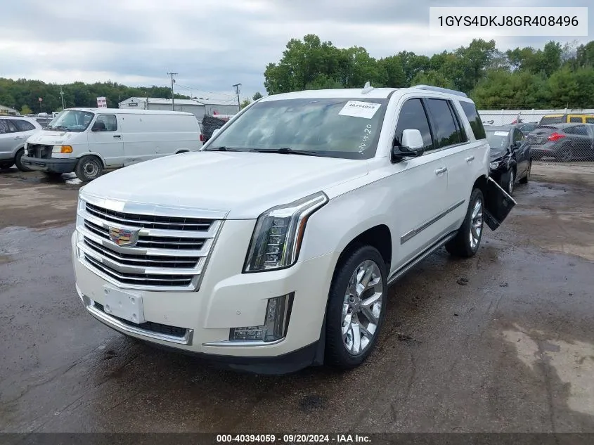 1GYS4DKJ8GR408496 2016 Cadillac Escalade Platinum