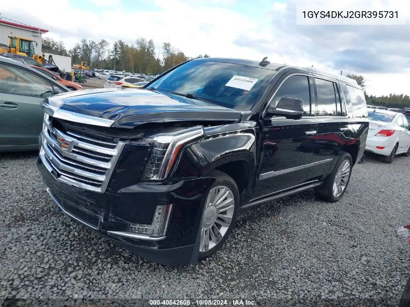 2016 Cadillac Escalade Platinum VIN: 1GYS4DKJ2GR395731 Lot: 40542608