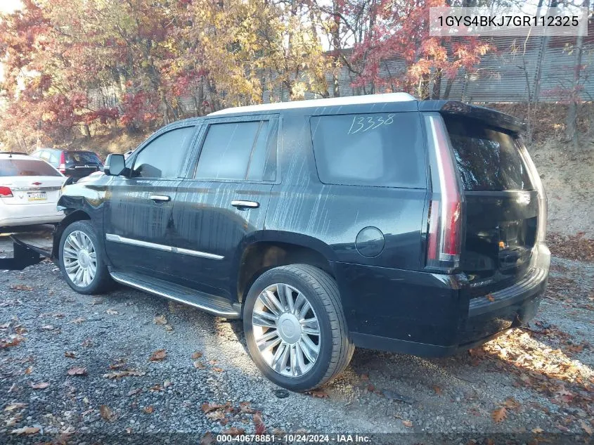 2016 Cadillac Escalade Luxury Collection VIN: 1GYS4BKJ7GR112325 Lot: 40678851