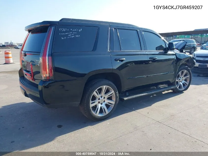 2016 Cadillac Escalade Premium Collection VIN: 1GYS4CKJ7GR459207 Lot: 40759547