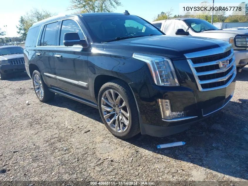 2016 Cadillac Escalade Premium Collection VIN: 1GYS3CKJ9GR467778 Lot: 40865111