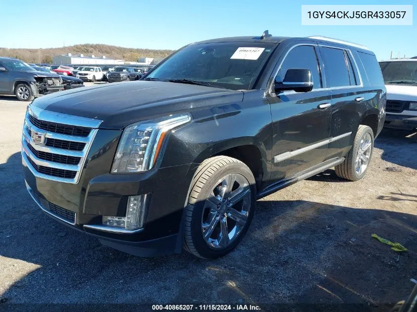 2016 Cadillac Escalade Premium Collection VIN: 1GYS4CKJ5GR433057 Lot: 40865207