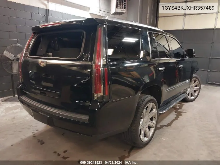 1GYS4BKJXHR357489 2017 Cadillac Escalade Luxury