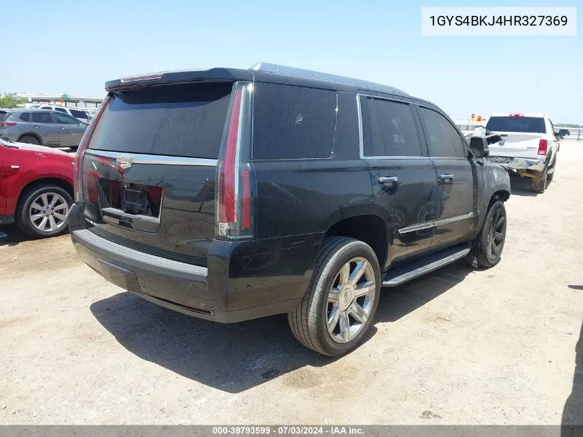 2017 Cadillac Escalade Luxury VIN: 1GYS4BKJ4HR327369 Lot: 39793599