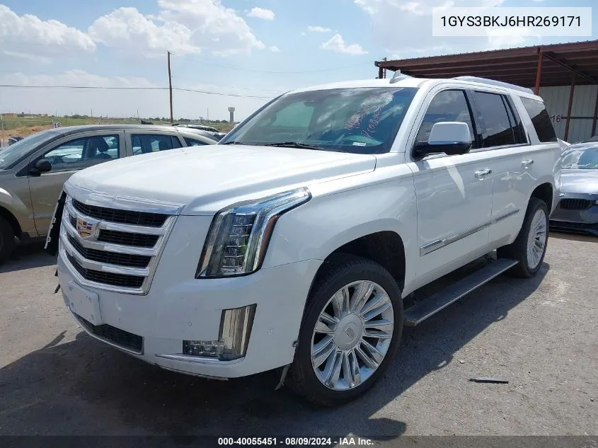 1GYS3BKJ6HR269171 2017 Cadillac Escalade Luxury