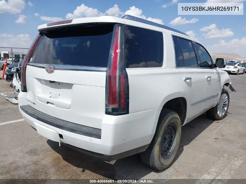 1GYS3BKJ6HR269171 2017 Cadillac Escalade Luxury