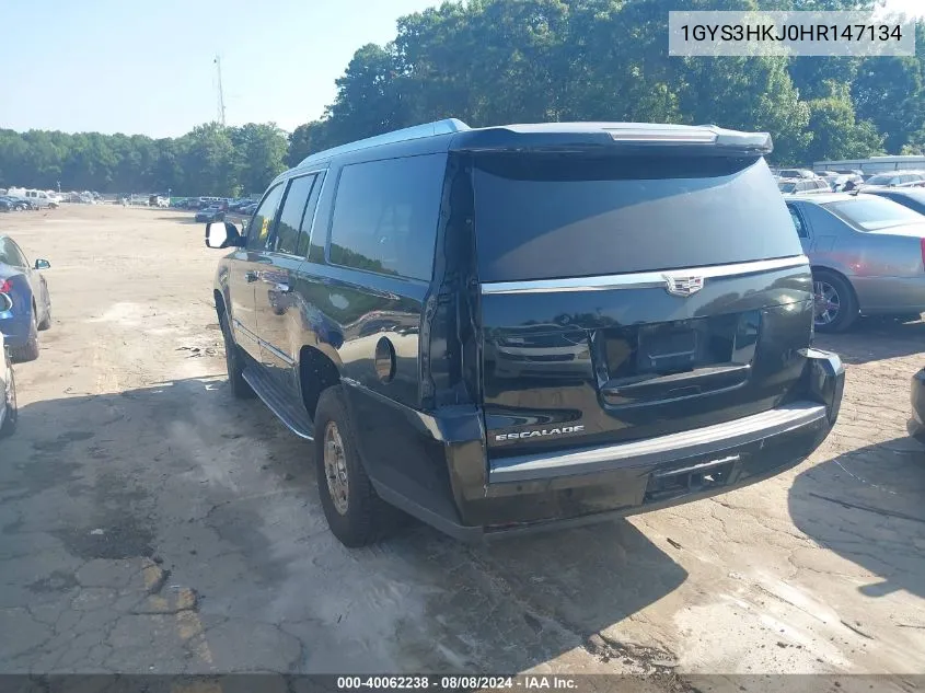 1GYS3HKJ0HR147134 2017 Cadillac Escalade Esv Luxury