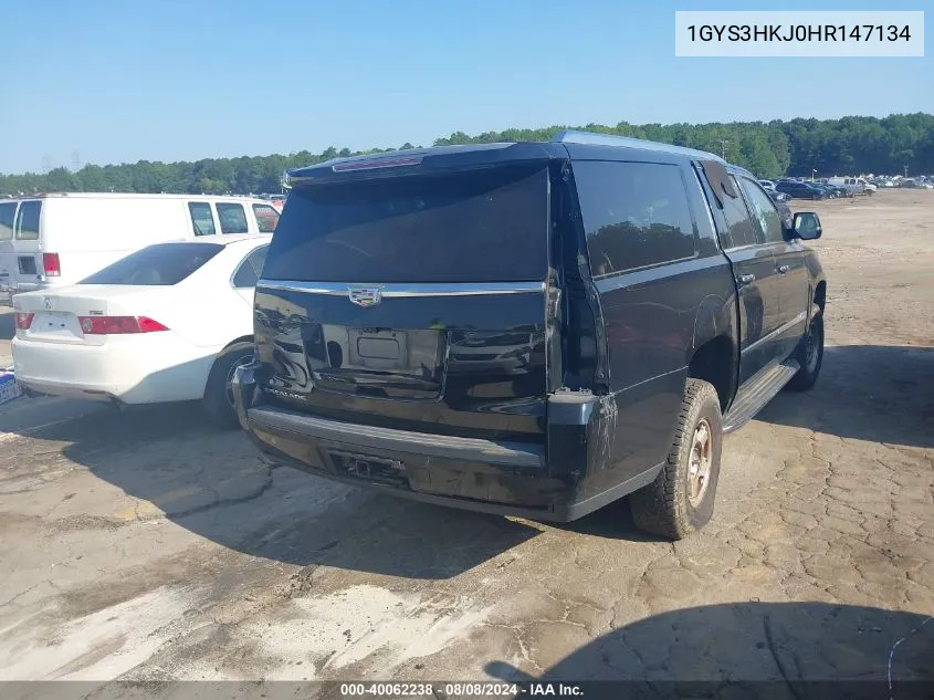 1GYS3HKJ0HR147134 2017 Cadillac Escalade Esv Luxury