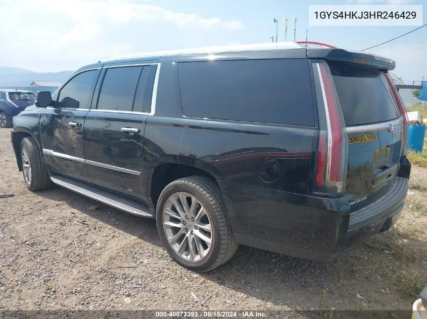 1GYS4HKJ3HR246429 2017 Cadillac Escalade Esv Luxury