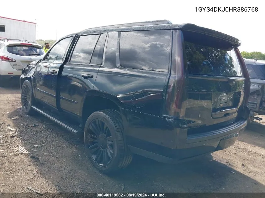 1GYS4DKJ0HR386768 2017 Cadillac Escalade Platinum