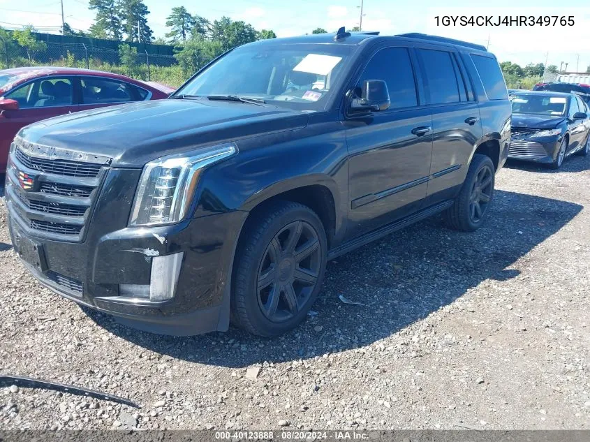 2017 Cadillac Escalade Premium Luxury VIN: 1GYS4CKJ4HR349765 Lot: 40123888