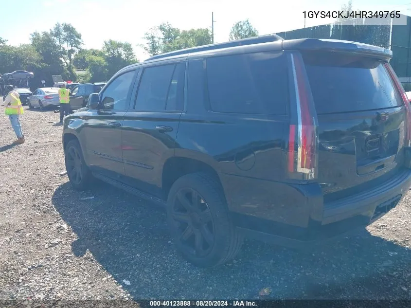 1GYS4CKJ4HR349765 2017 Cadillac Escalade Premium Luxury