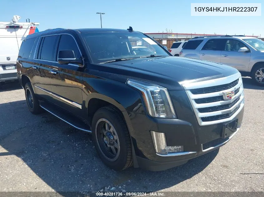 2017 Cadillac Escalade Esv Luxury VIN: 1GYS4HKJ1HR222307 Lot: 40281736