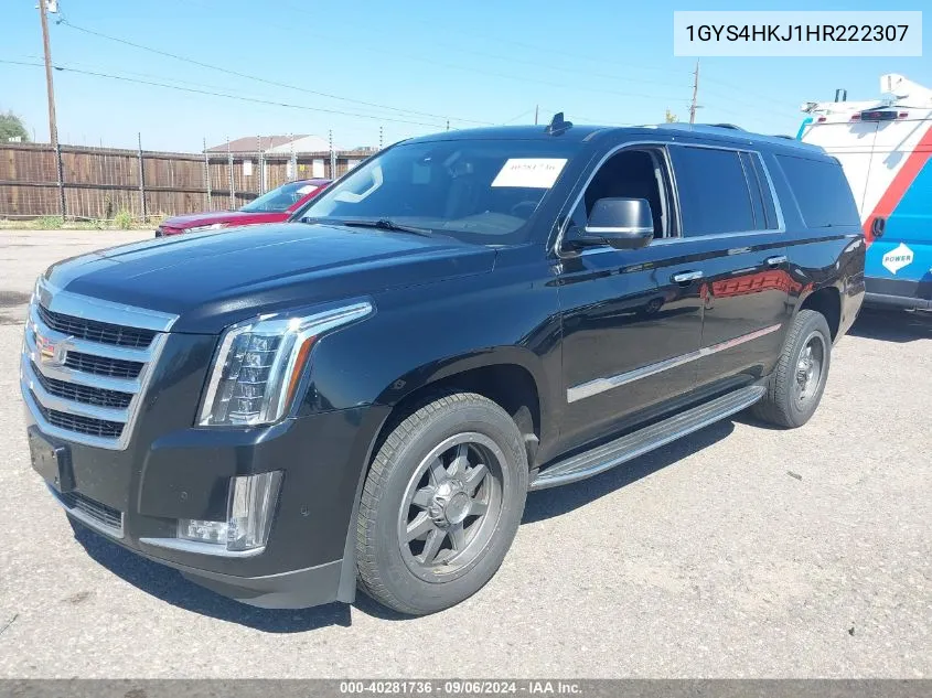 2017 Cadillac Escalade Esv Luxury VIN: 1GYS4HKJ1HR222307 Lot: 40281736