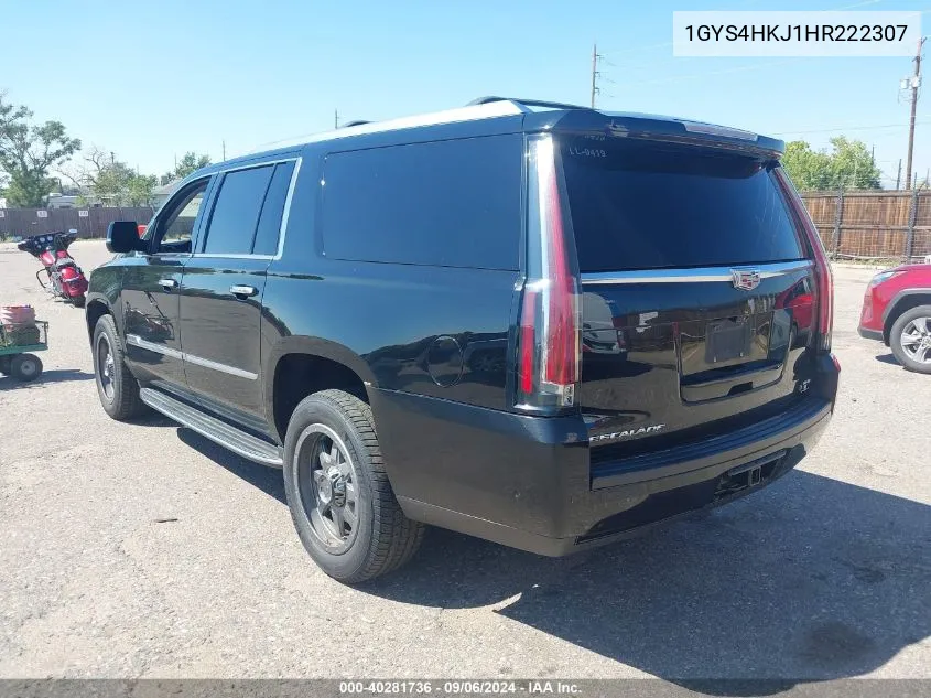 2017 Cadillac Escalade Esv Luxury VIN: 1GYS4HKJ1HR222307 Lot: 40281736