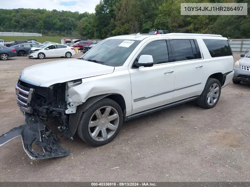 2017 Cadillac Escalade Esv Premium Luxury VIN: 1GYS4JKJ1HR286497 Lot: 40336918