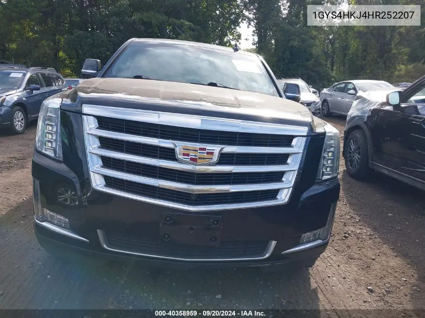 1GYS4HKJ4HR252207 2017 Cadillac Escalade Esv Luxury