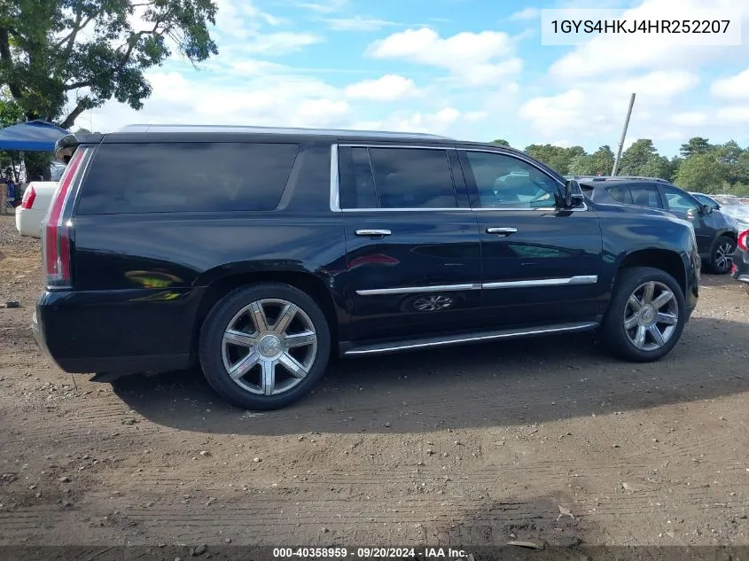 1GYS4HKJ4HR252207 2017 Cadillac Escalade Esv Luxury