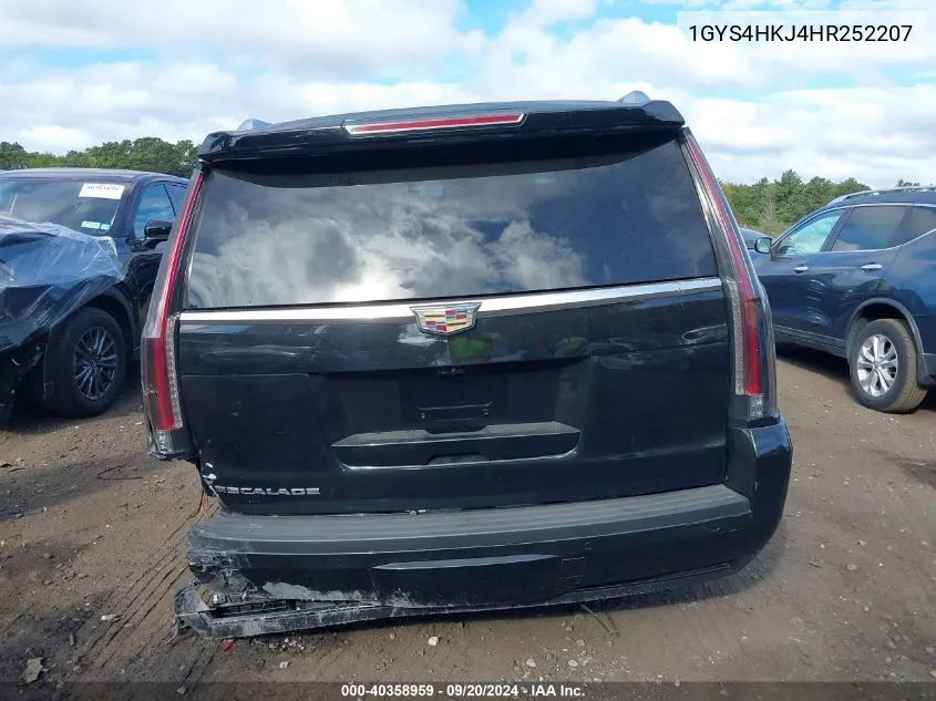 1GYS4HKJ4HR252207 2017 Cadillac Escalade Esv Luxury