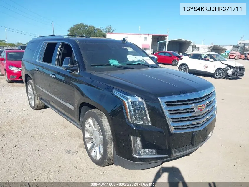 1GYS4KKJ0HR371711 2017 Cadillac Escalade Esv Platinum