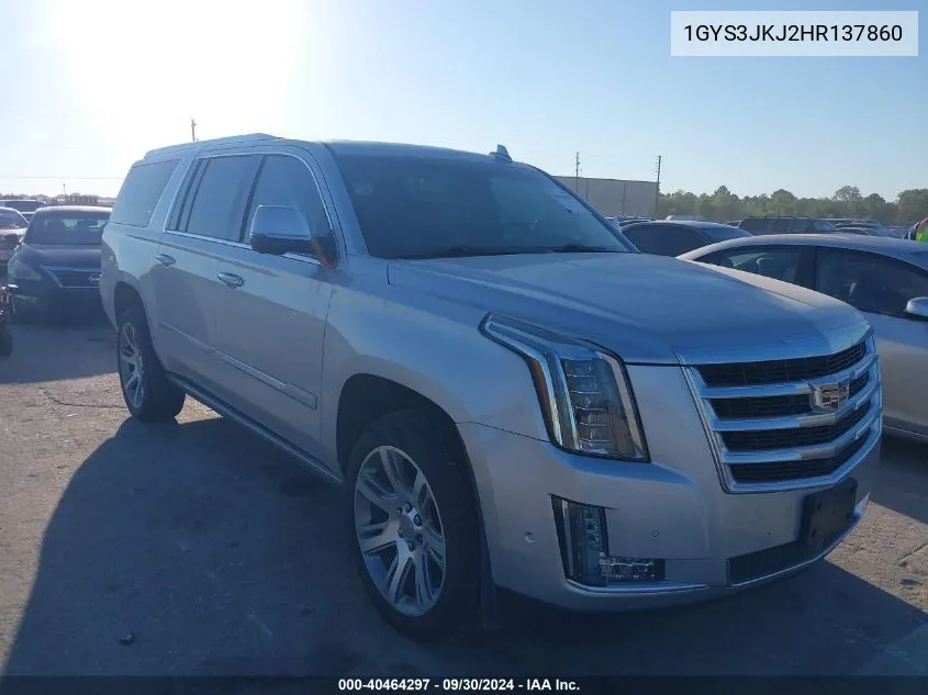 2017 Cadillac Escalade Esv Esv Premium Luxury VIN: 1GYS3JKJ2HR137860 Lot: 40464297