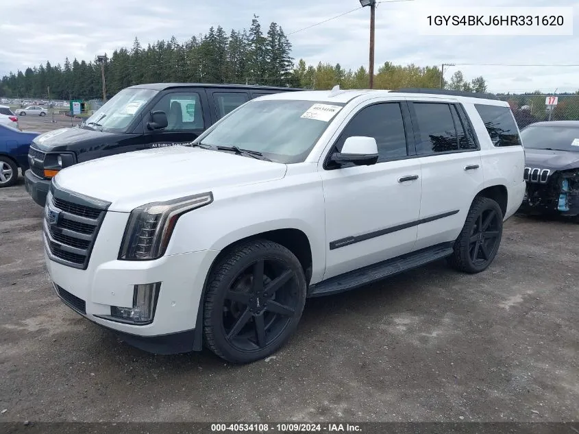 2017 Cadillac Escalade Luxury VIN: 1GYS4BKJ6HR331620 Lot: 40534108