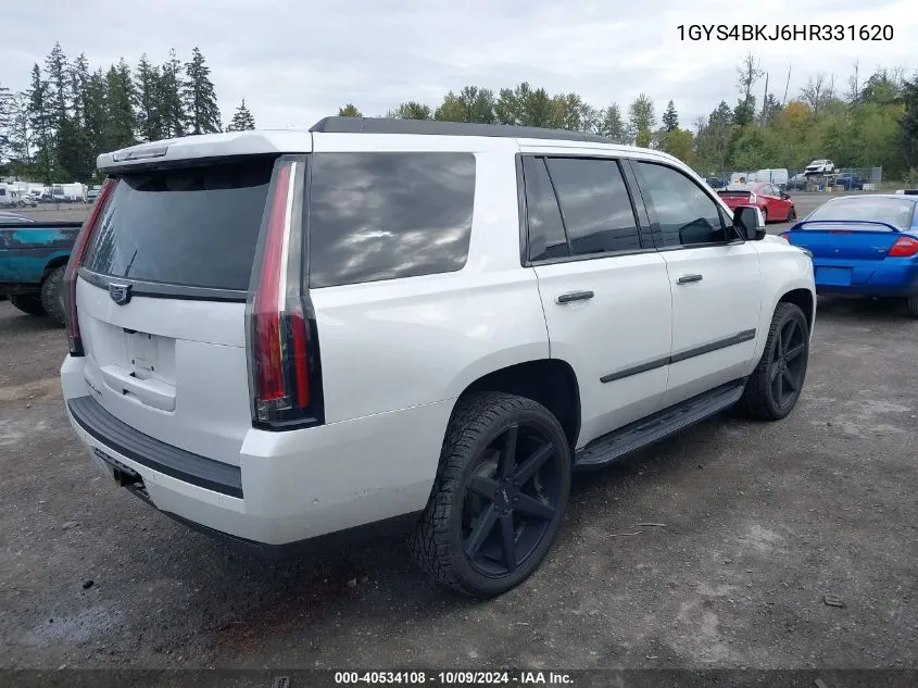 2017 Cadillac Escalade Luxury VIN: 1GYS4BKJ6HR331620 Lot: 40534108