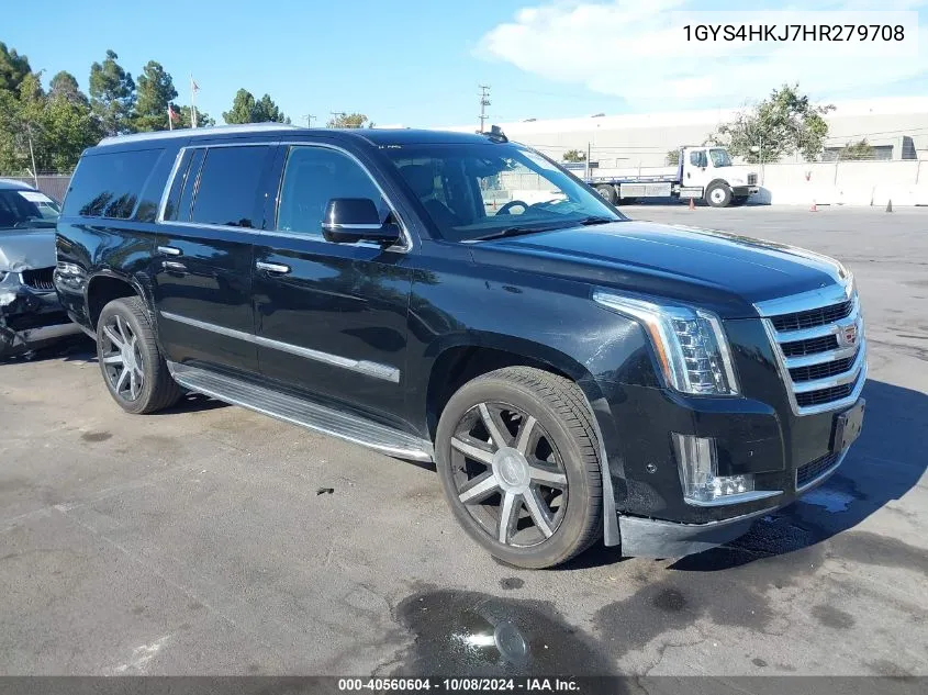 2017 Cadillac Escalade Esv Luxury VIN: 1GYS4HKJ7HR279708 Lot: 40560604