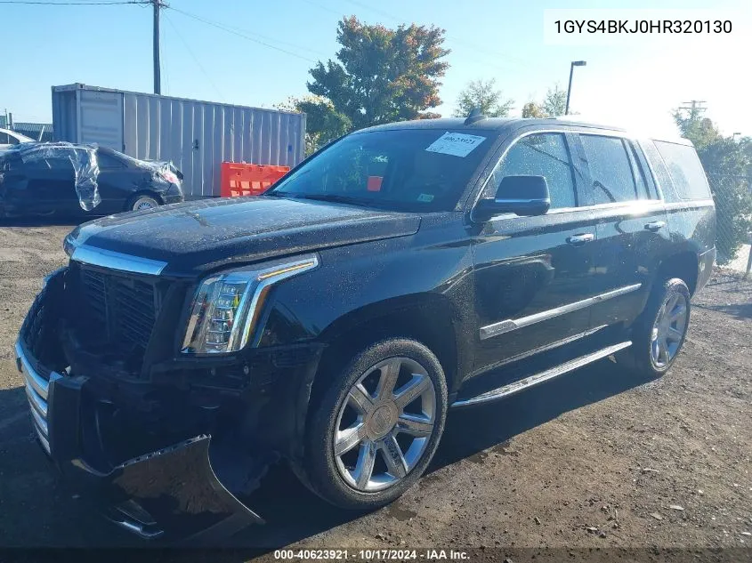 2017 Cadillac Escalade Luxury VIN: 1GYS4BKJ0HR320130 Lot: 40623921