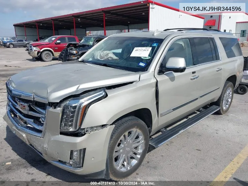 2017 Cadillac Escalade Esv Premium Luxury VIN: 1GYS4JKJ9HR344596 Lot: 40737413