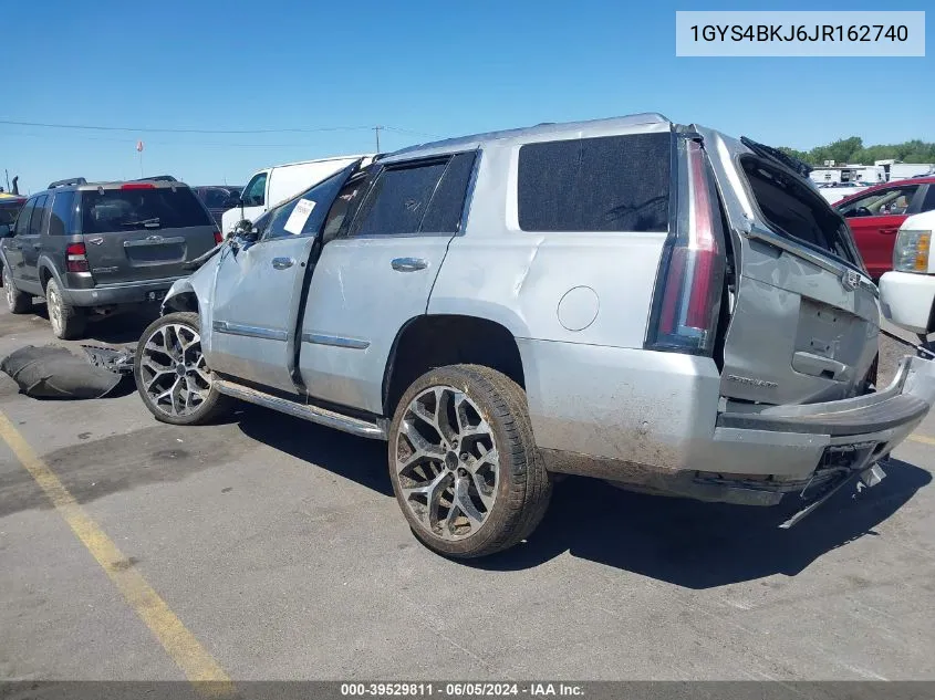 2018 Cadillac Escalade Luxury VIN: 1GYS4BKJ6JR162740 Lot: 39529811