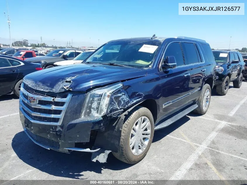 2018 Cadillac Escalade Standard VIN: 1GYS3AKJXJR126577 Lot: 40160681