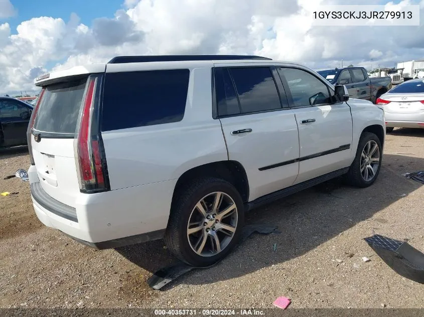 1GYS3CKJ3JR279913 2018 Cadillac Escalade Premium Luxury