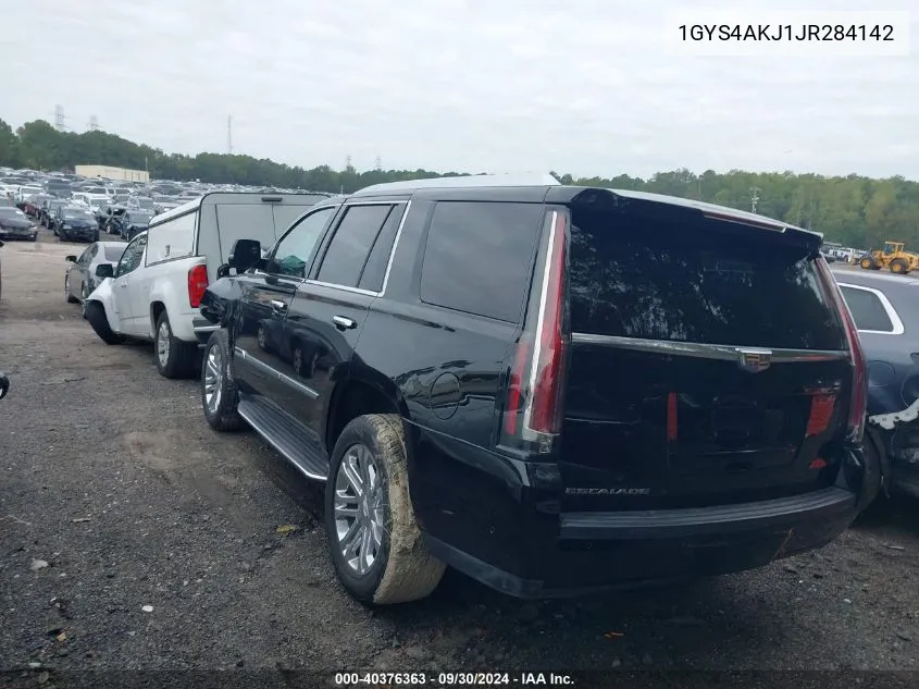 1GYS4AKJ1JR284142 2018 Cadillac Escalade