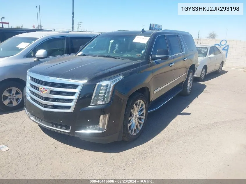 2018 Cadillac Escalade Esv Luxury VIN: 1GYS3HKJ2JR293198 Lot: 40416686