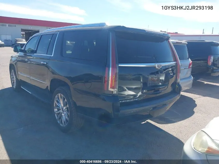 2018 Cadillac Escalade Esv Luxury VIN: 1GYS3HKJ2JR293198 Lot: 40416686