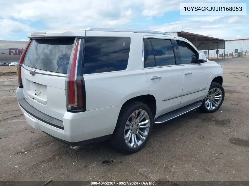 1GYS4CKJ9JR168053 2018 Cadillac Escalade Premium Luxury