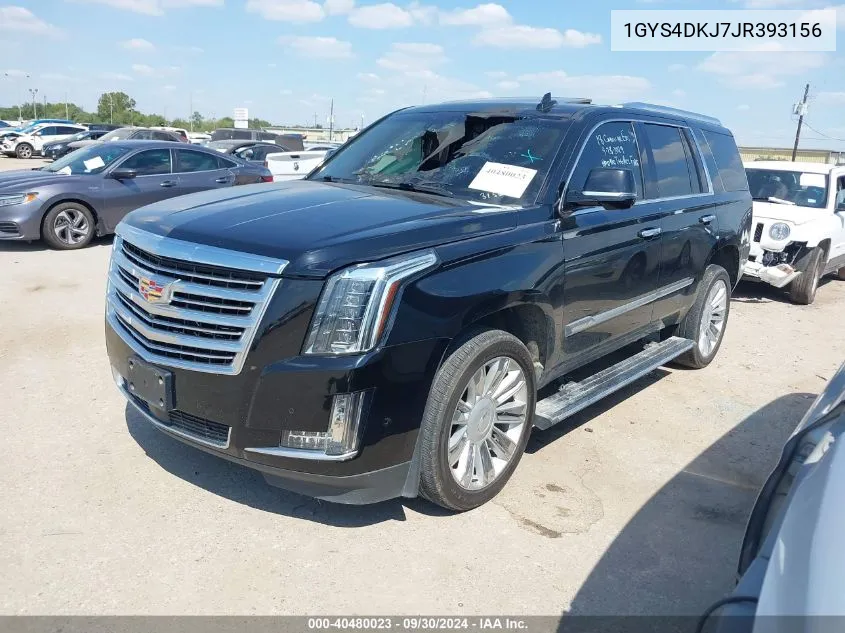 1GYS4DKJ7JR393156 2018 Cadillac Escalade Platinum