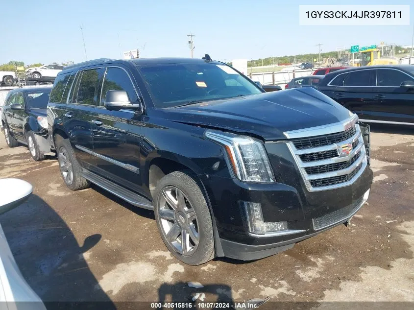 1GYS3CKJ4JR397811 2018 Cadillac Escalade Premium Luxury