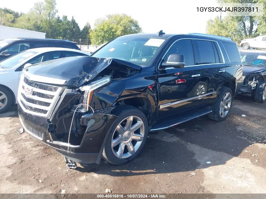 1GYS3CKJ4JR397811 2018 Cadillac Escalade Premium Luxury