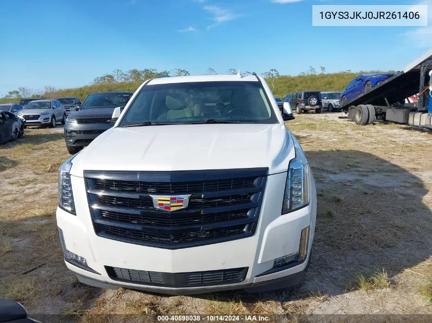 2018 Cadillac Escalade Esv Premium Luxury VIN: 1GYS3JKJ0JR261406 Lot: 40598038