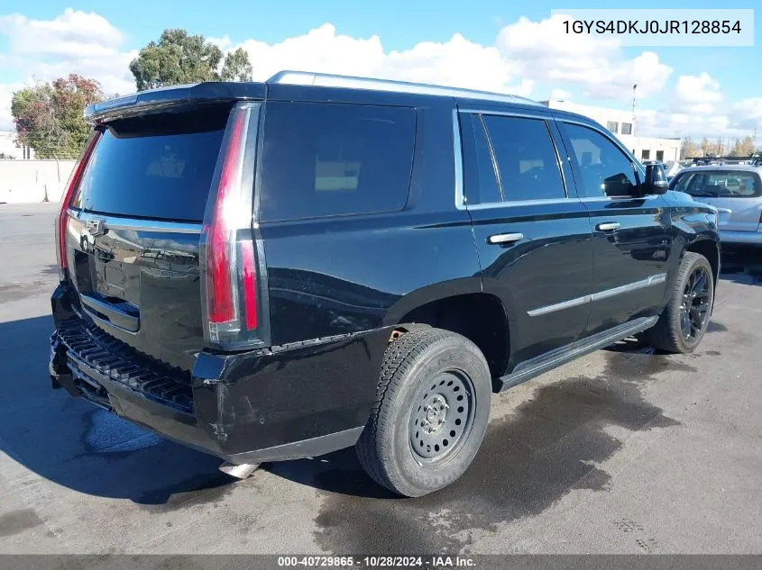 2018 Cadillac Escalade Platinum VIN: 1GYS4DKJ0JR128854 Lot: 40729865