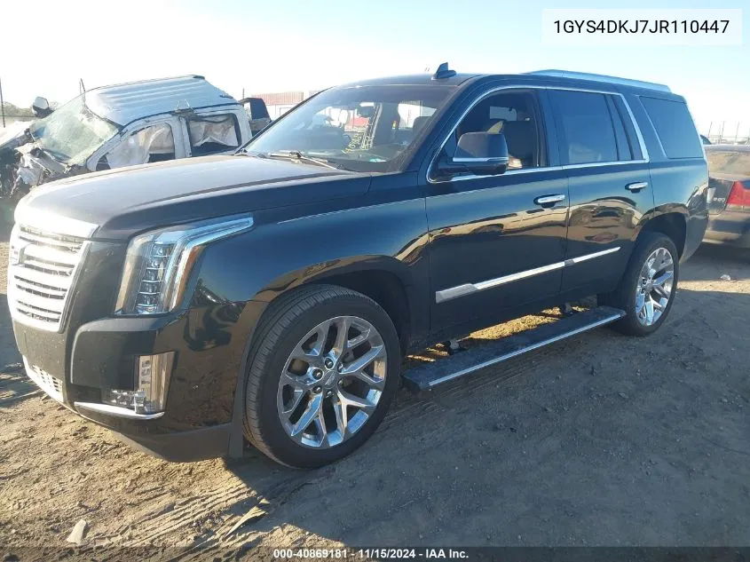 2018 Cadillac Escalade Platinum VIN: 1GYS4DKJ7JR110447 Lot: 40869181