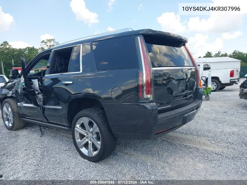 2019 Cadillac Escalade Platinum VIN: 1GYS4DKJ4KR307996 Lot: 39841895