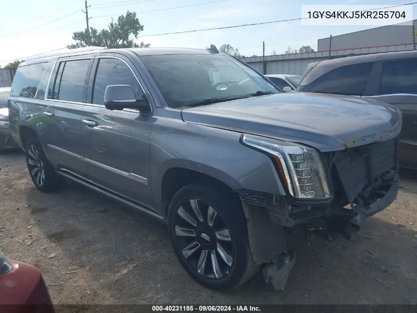 2019 Cadillac Escalade Esv Platinum VIN: 1GYS4KKJ5KR255704 Lot: 40231185