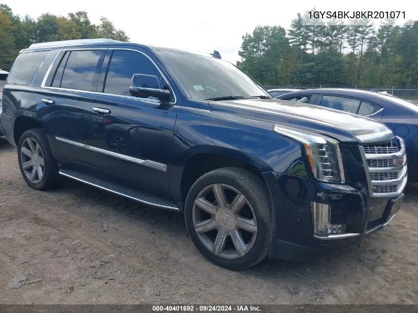 1GYS4BKJ8KR201071 2019 Cadillac Escalade Luxury