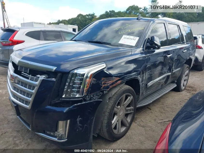 1GYS4BKJ8KR201071 2019 Cadillac Escalade Luxury